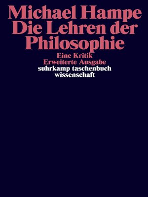 cover image of Die Lehren der Philosophie